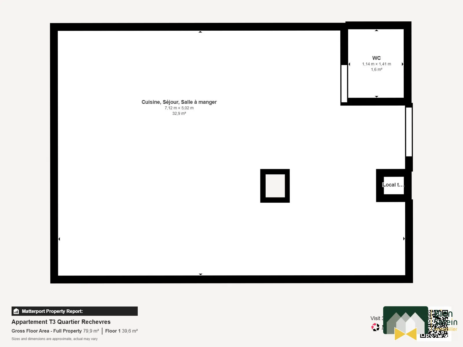 Appartement duplex avec jardin et terrasse à Chartres – Logement 3 pièces 