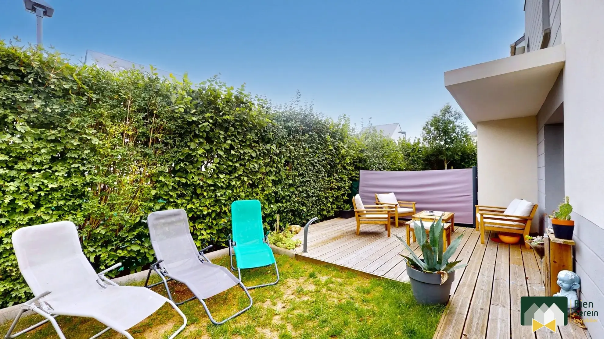 TERRASSE Appartement duplex avec jardin et terrasse à Chartres – Logement 3 pièces 