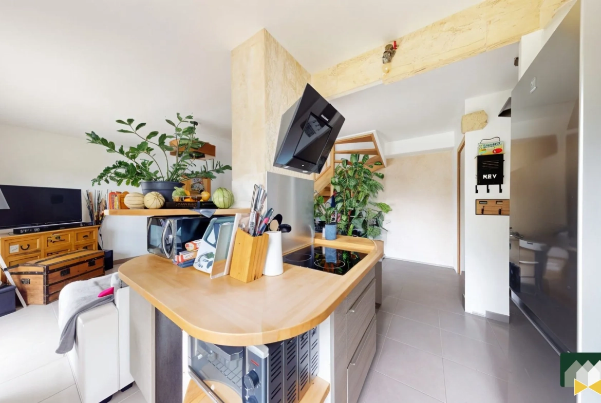Appartement duplex avec jardin et terrasse à Chartres – Logement 3 pièces 