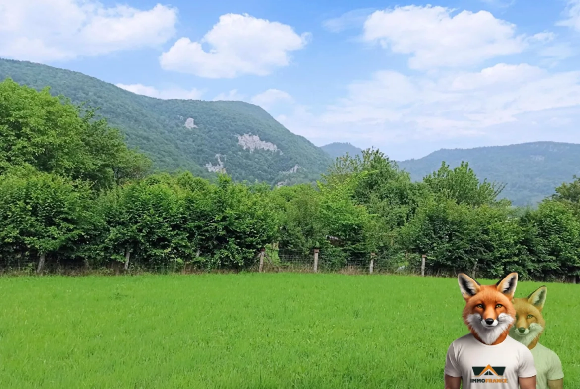 Terrain à bâtir de 25 ares à Nans-sous-Sainte-Anne - Vue dégagée et environnement paisible 
