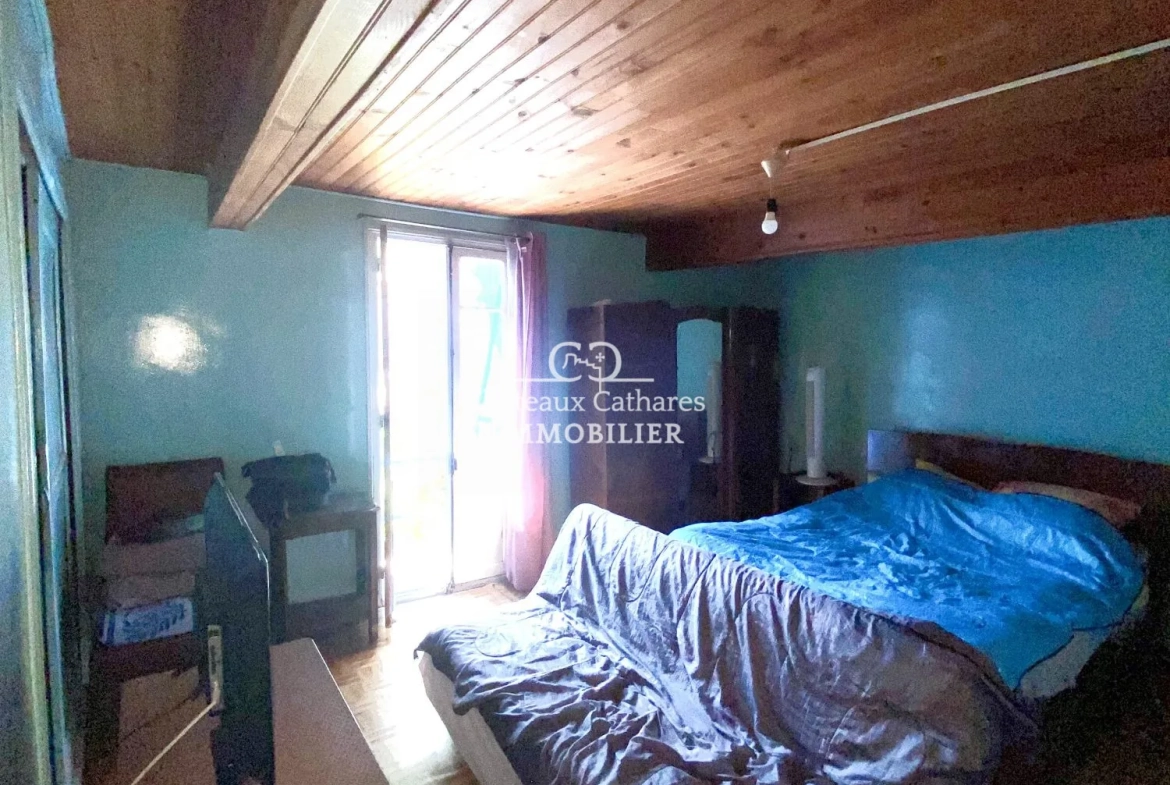 Maison de village à rénover avec grand potentiel à Salvezines - 110 m² 