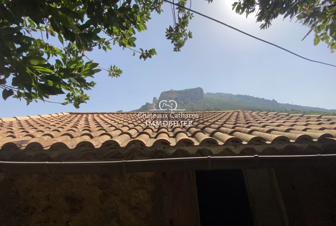 Maison de village à rénover avec grand potentiel à Salvezines - 110 m² 