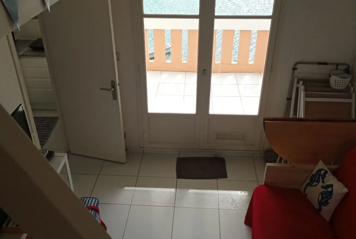 Appartement 2 pièces avec vue marina et piscine au Le Barcarès 