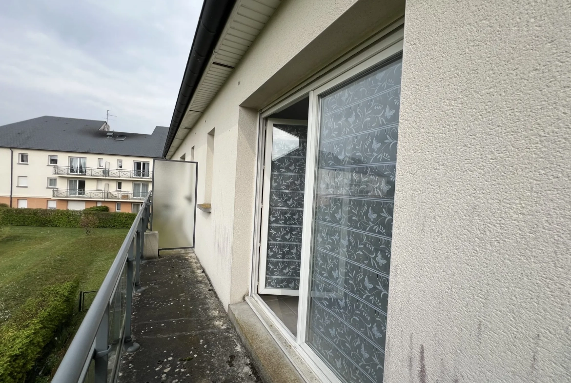 Appartement T2 lumineux de 50,72 m² à Argentan avec balcon et parking 