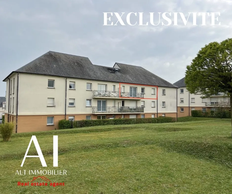 Appartement T2 lumineux de 50,72 m² à Argentan avec balcon et parking 