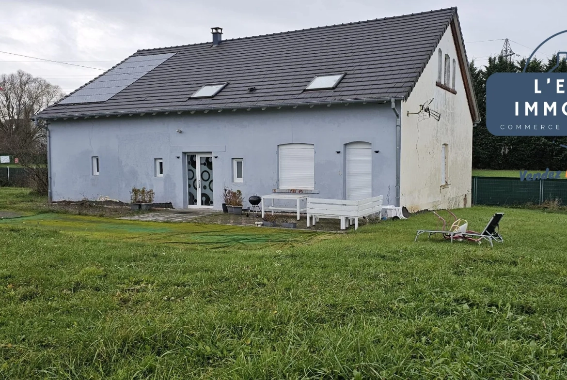 Maison individuelle rénovée avec grand terrain à Willerwald 