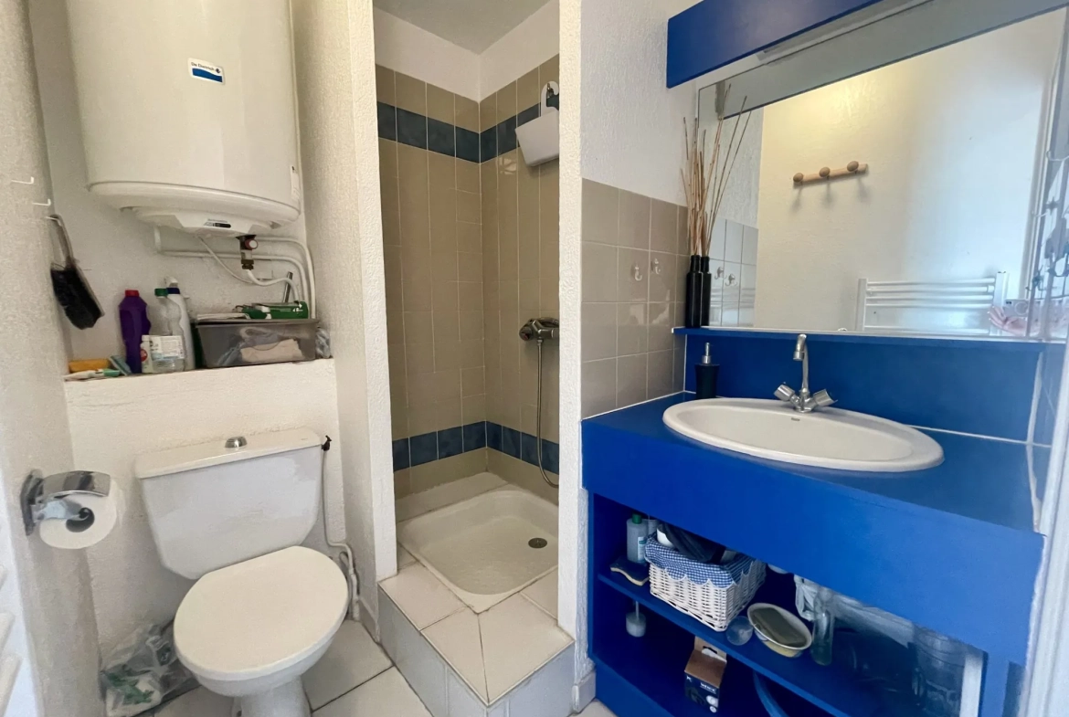 Appartement duplex avec piscine et parking à Argelès-sur-Mer à 150 m de la plage 