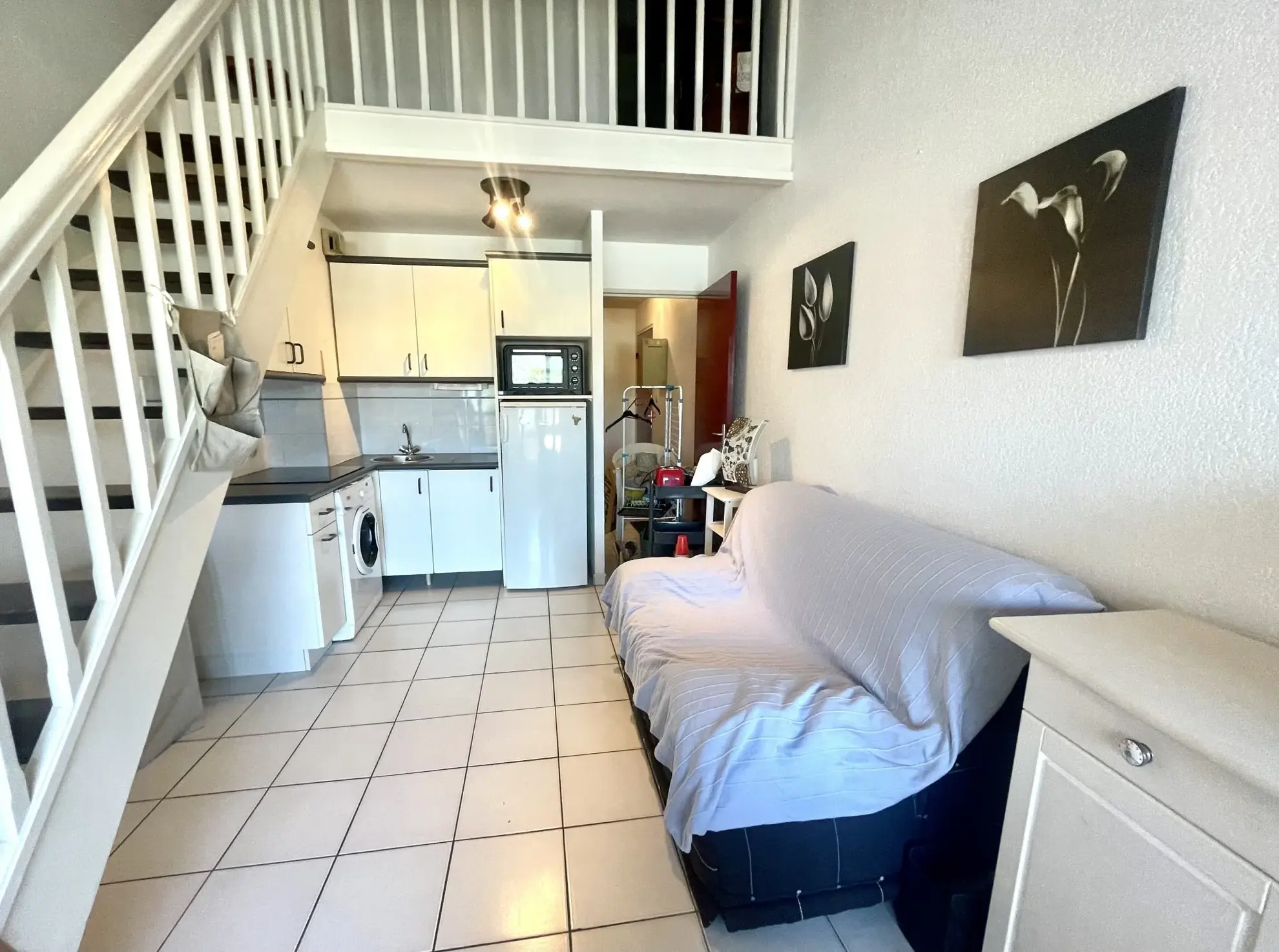 Appartement duplex avec piscine et parking à Argelès-sur-Mer à 150 m de la plage 