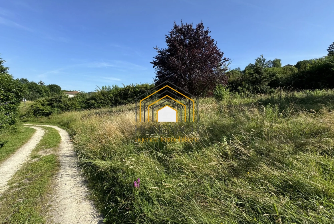 Terrain constructible de 974 m² à Saint-Victor de Cessieu, prêt à bâtir 