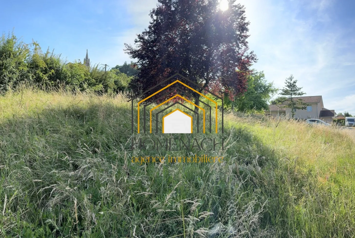 Terrain constructible de 974 m² à Saint-Victor de Cessieu, prêt à bâtir 