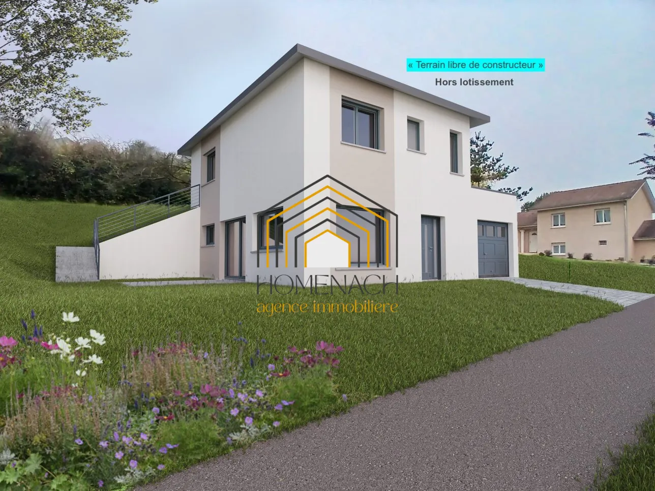 Terrain constructible de 974 m² à Saint-Victor de Cessieu, prêt à bâtir 