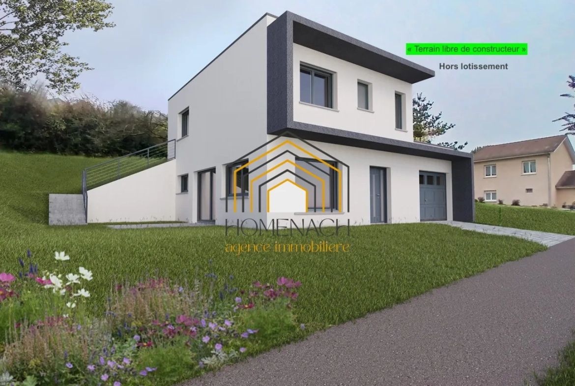 Terrain constructible de 974 m² à Saint-Victor de Cessieu, prêt à bâtir 