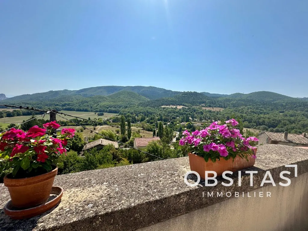 Magnifique maison de village avec vue panoramique en Haute Provence 