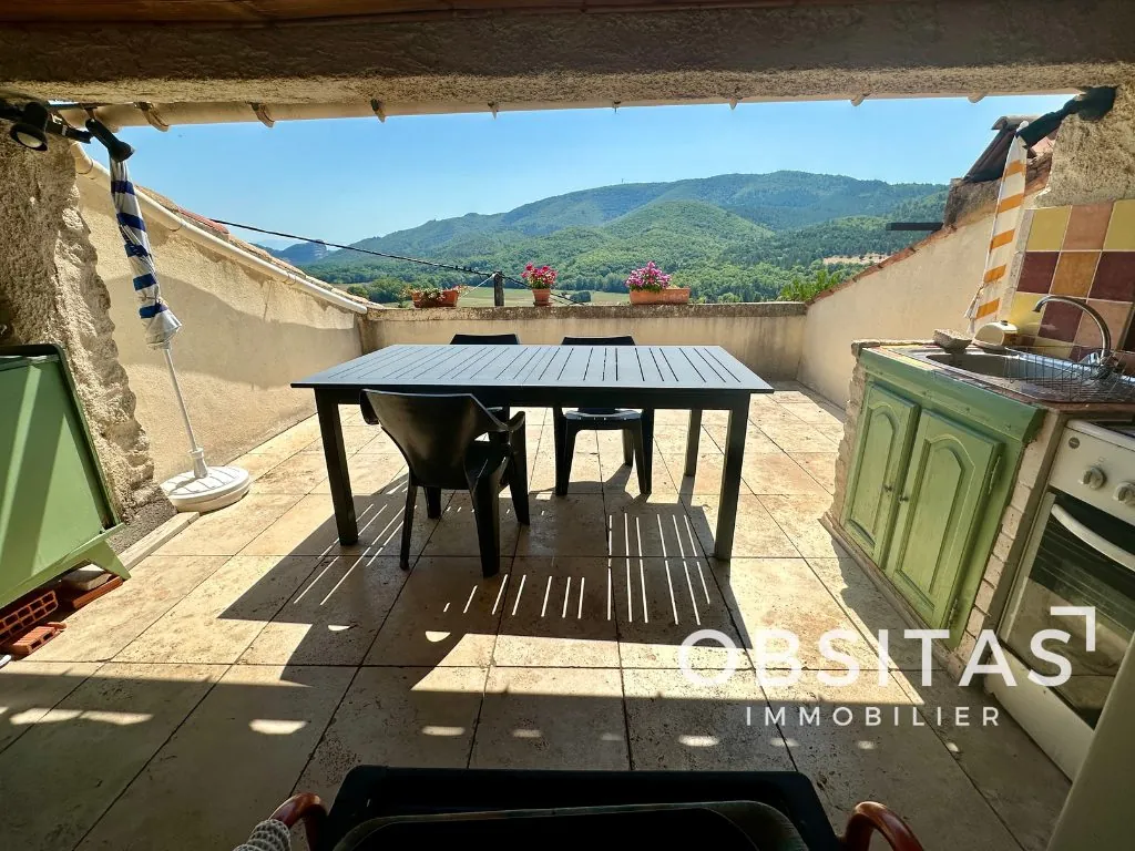 Magnifique maison de village avec vue panoramique en Haute Provence 