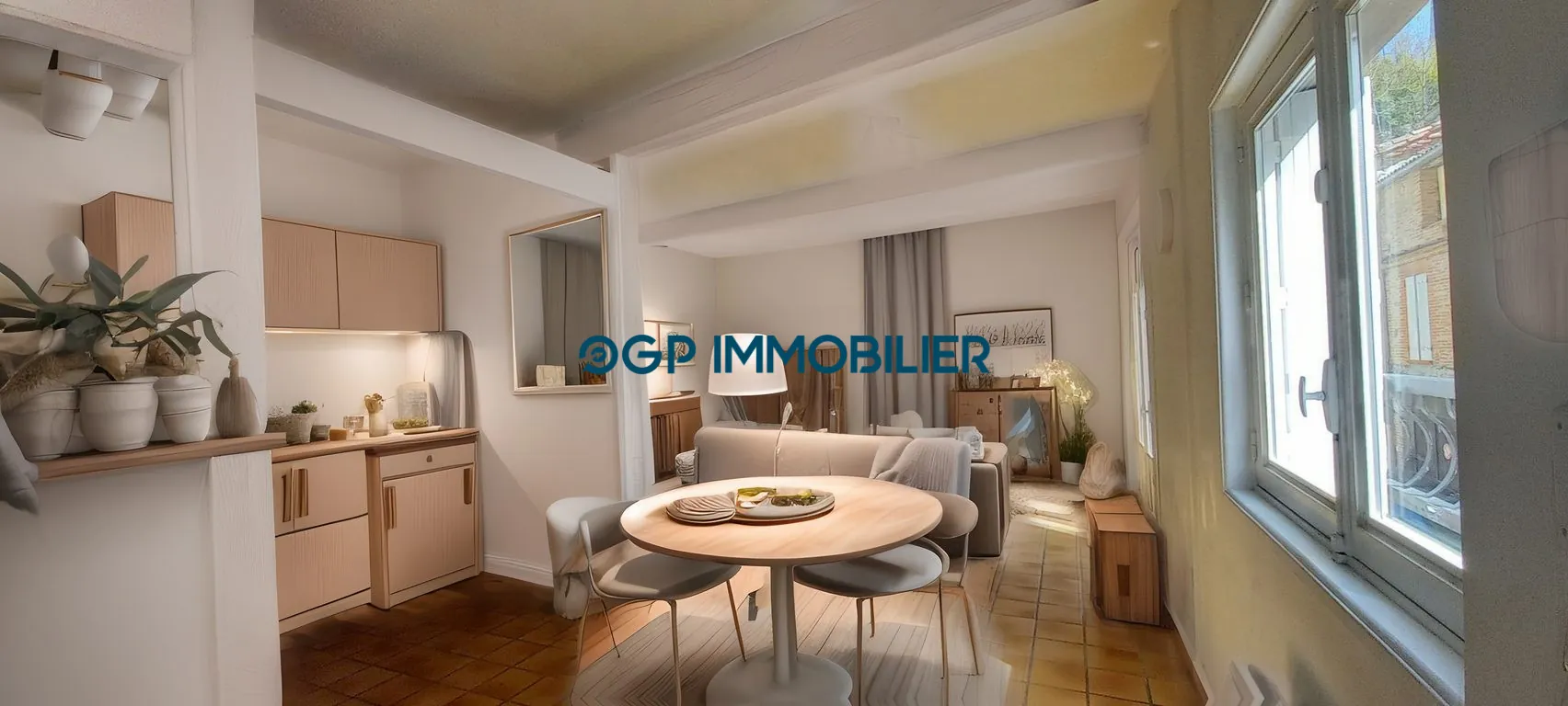 Maison rénovée de 76 m² avec 3 chambres à La Magdelaine-sur-Tarn 