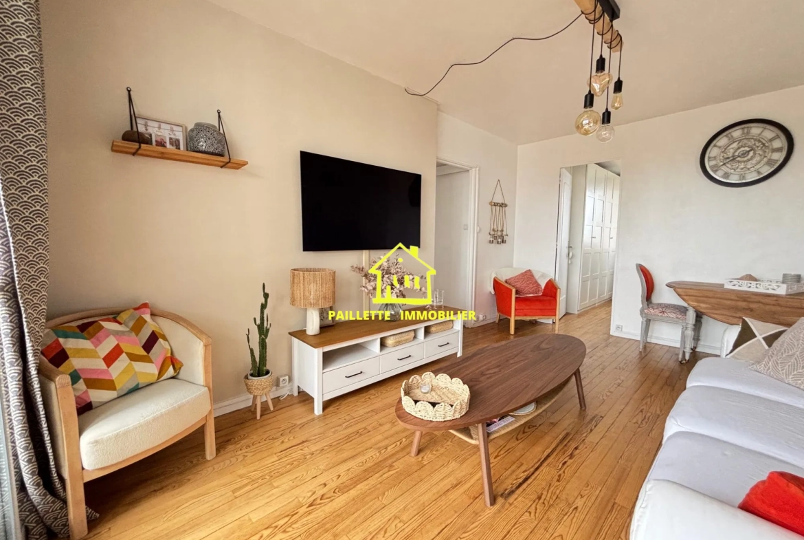Bel appartement lumineux de 2 chambres avec balcon à Le Havre proximité Sanvic 