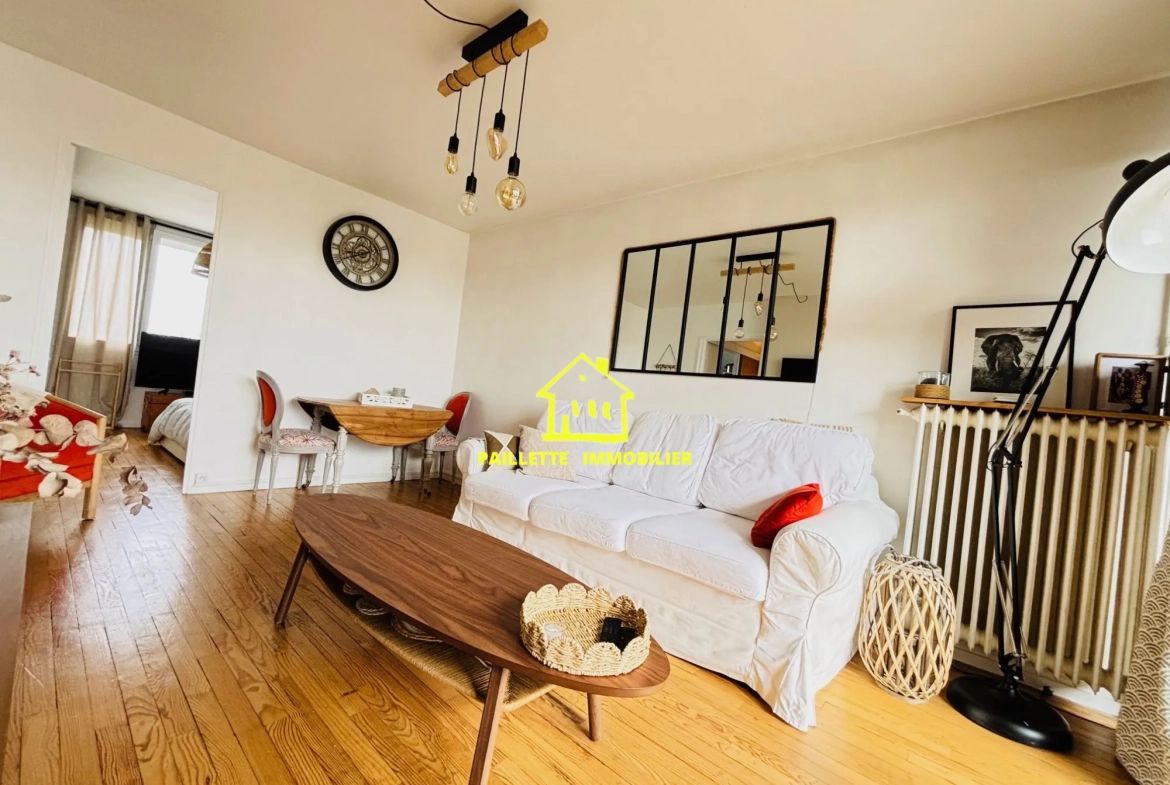 Bel appartement lumineux de 2 chambres avec balcon à Le Havre proximité Sanvic 