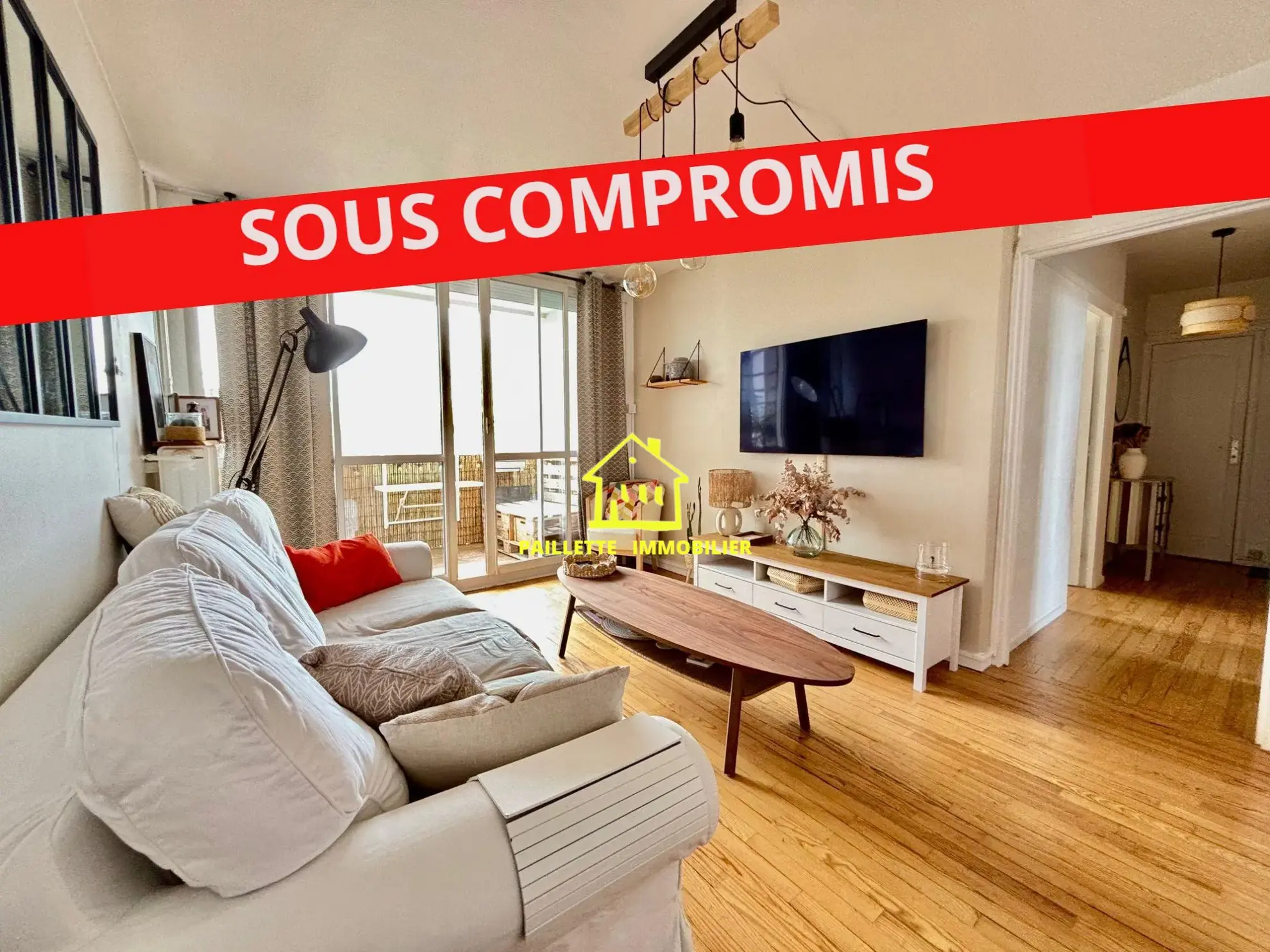 Bel appartement lumineux de 2 chambres avec balcon à Le Havre proximité Sanvic 
