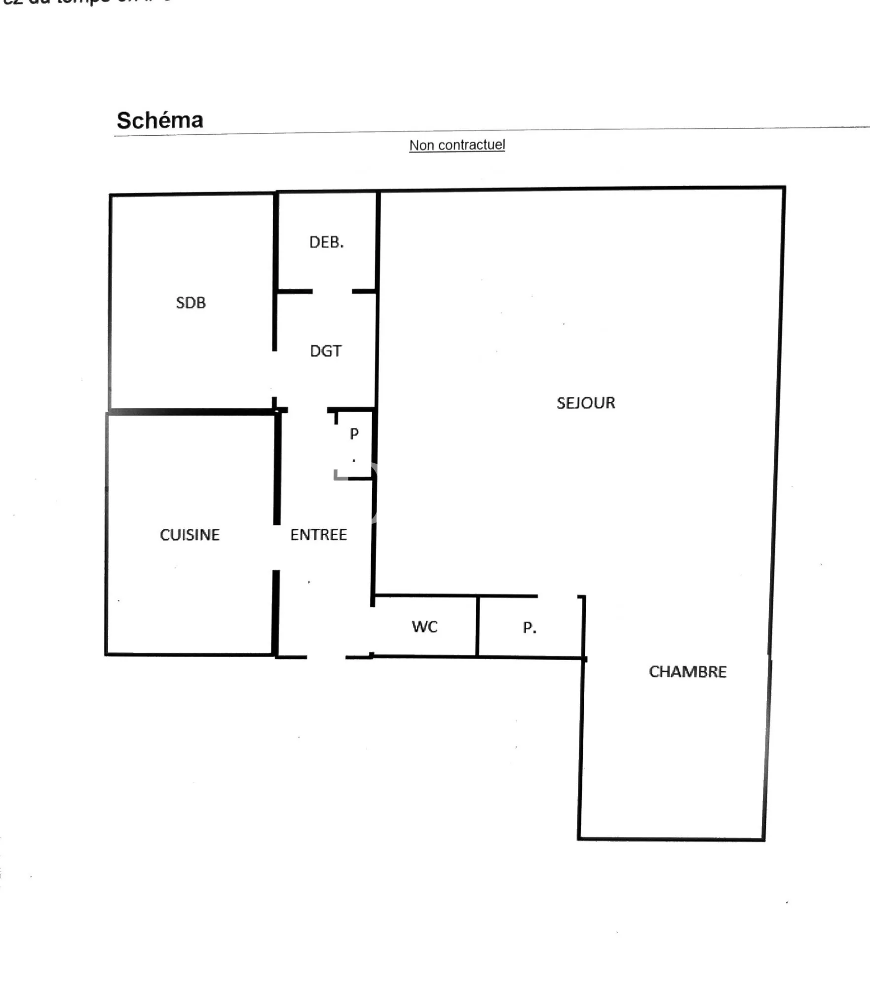 Appartement F2 de 50,65 m² à Avon avec parking, cave et proximité gare 
