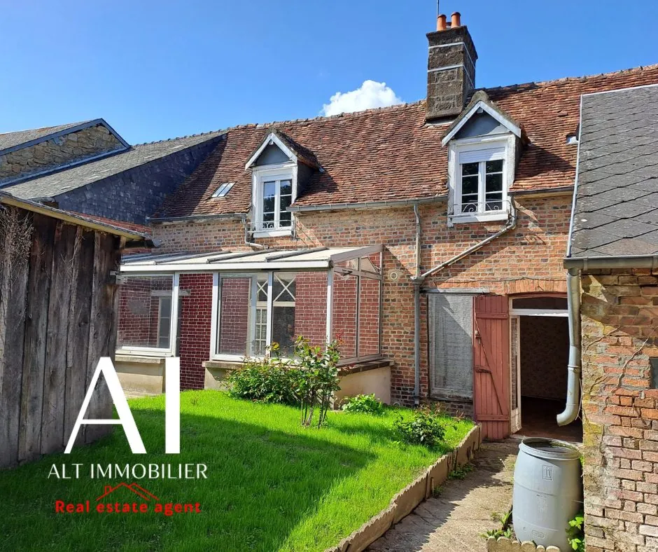Maison en pierres avec jardin et garage à Briouze, Normandie 