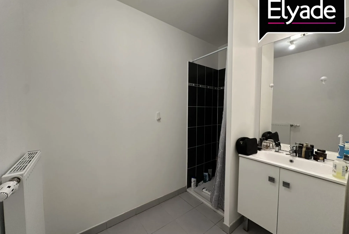 À vendre appartement T2 de 42,23 m² avec terrasse à Toulouse 