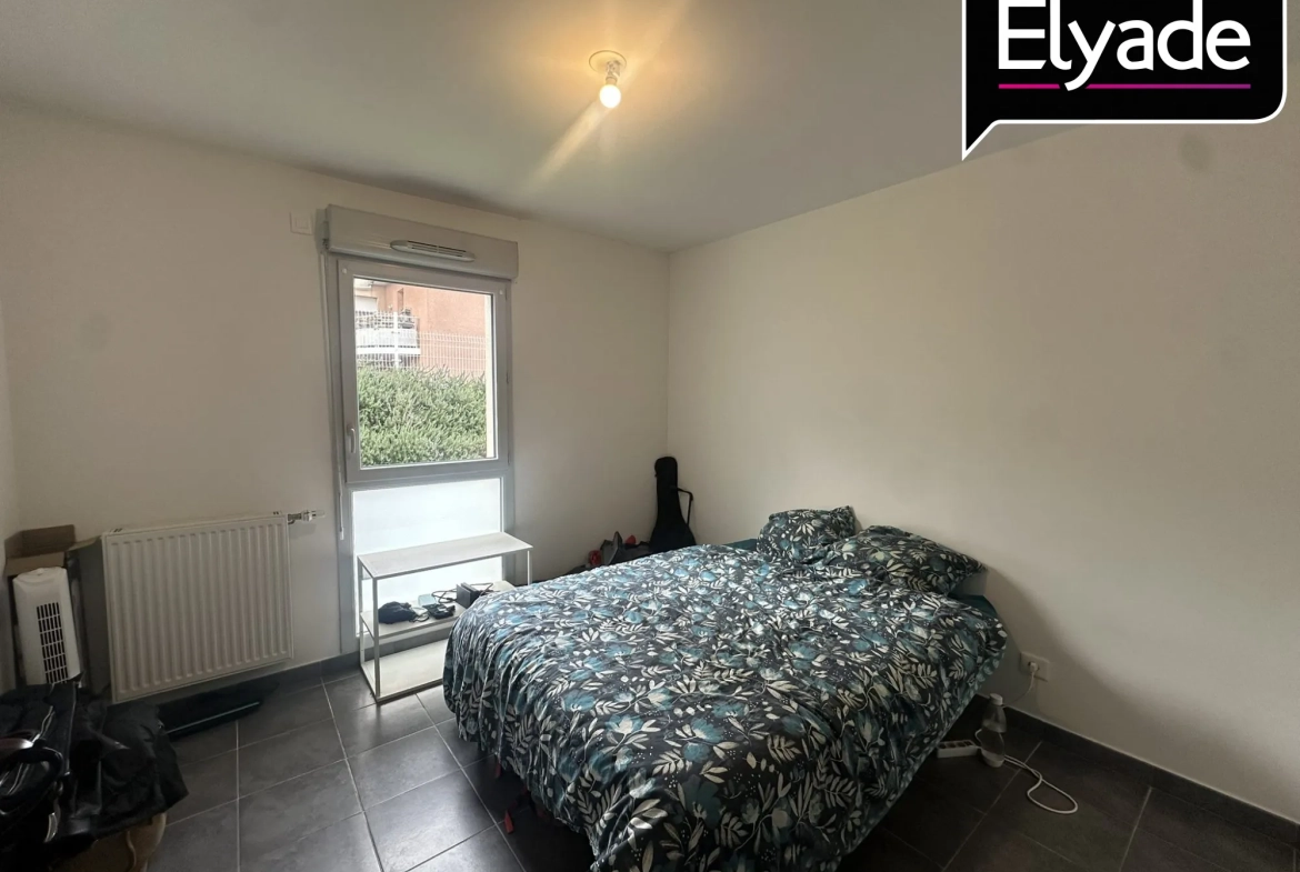 À vendre appartement T2 de 42,23 m² avec terrasse à Toulouse 