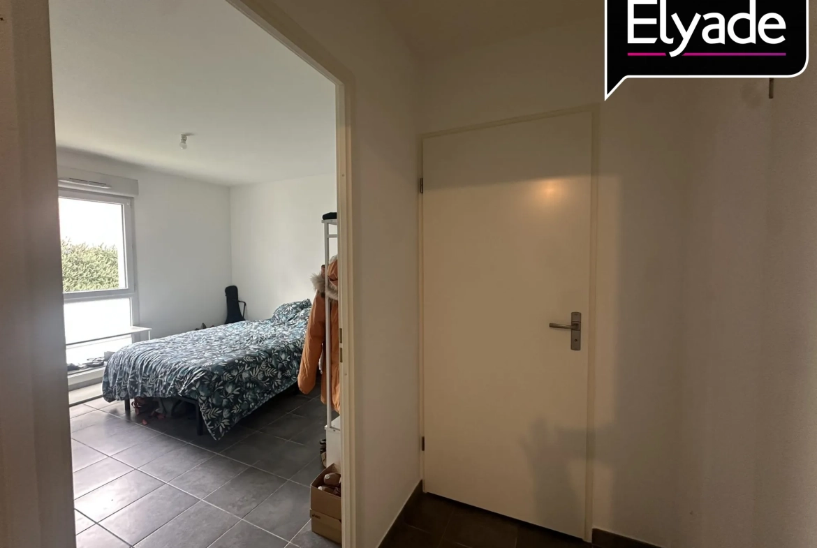 À vendre appartement T2 de 42,23 m² avec terrasse à Toulouse 