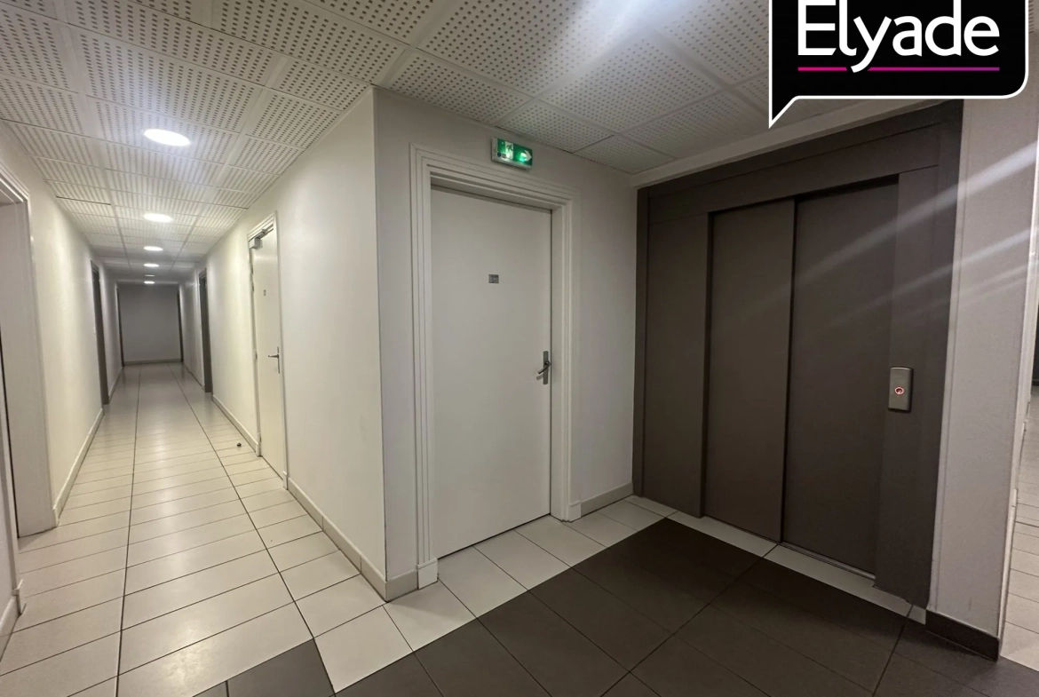 À vendre appartement T2 de 42,23 m² avec terrasse à Toulouse 