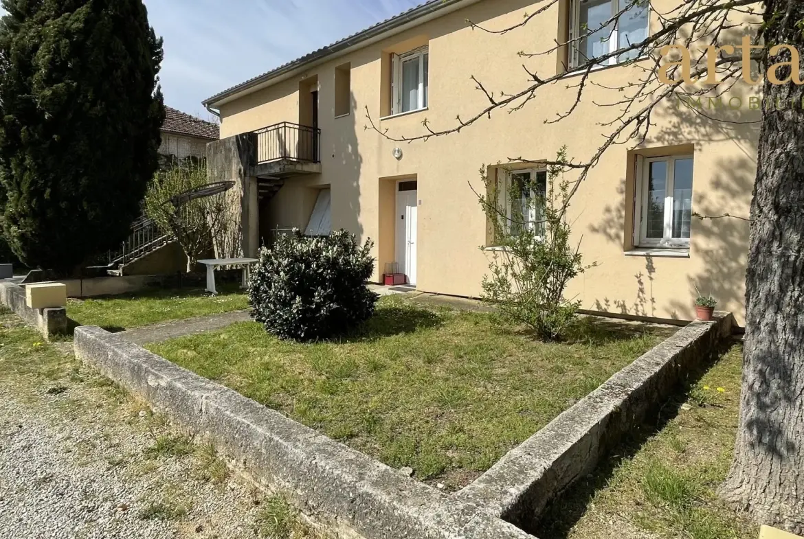 Appartement T3 avec garage et jardin privé à Cayrac, idéal investissement 