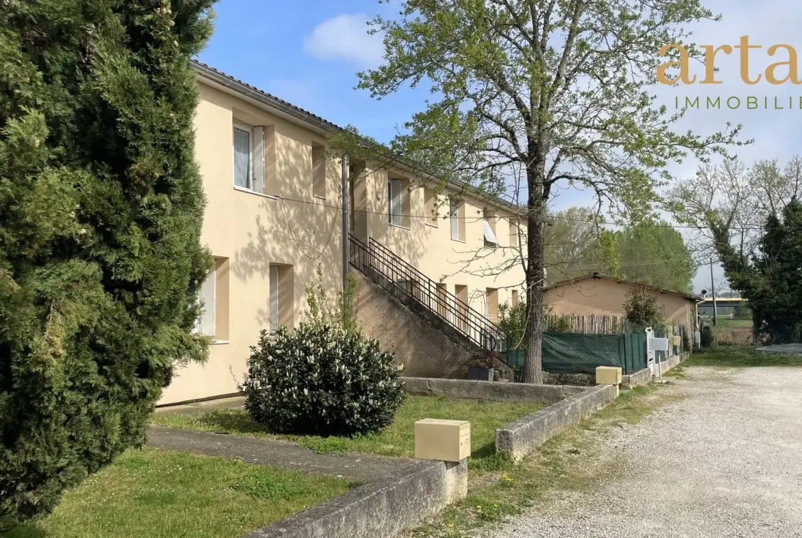 Appartement T3 avec garage et jardin privé à Cayrac, idéal investissement 