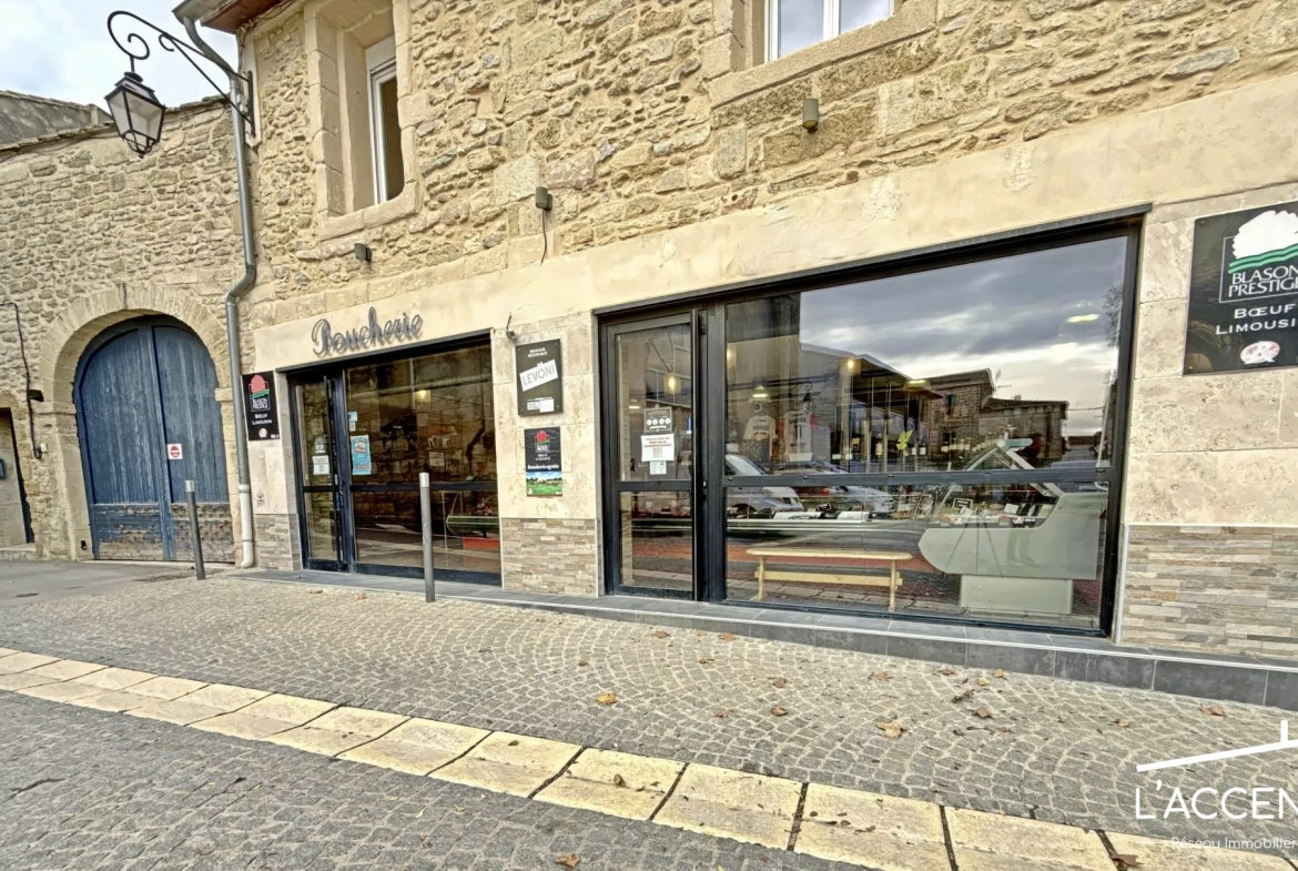 À vendre : Fonds de commerce de boucherie traiteur à Aimargues 