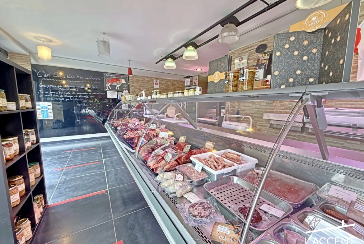 À vendre : Fonds de commerce de boucherie traiteur à Aimargues 