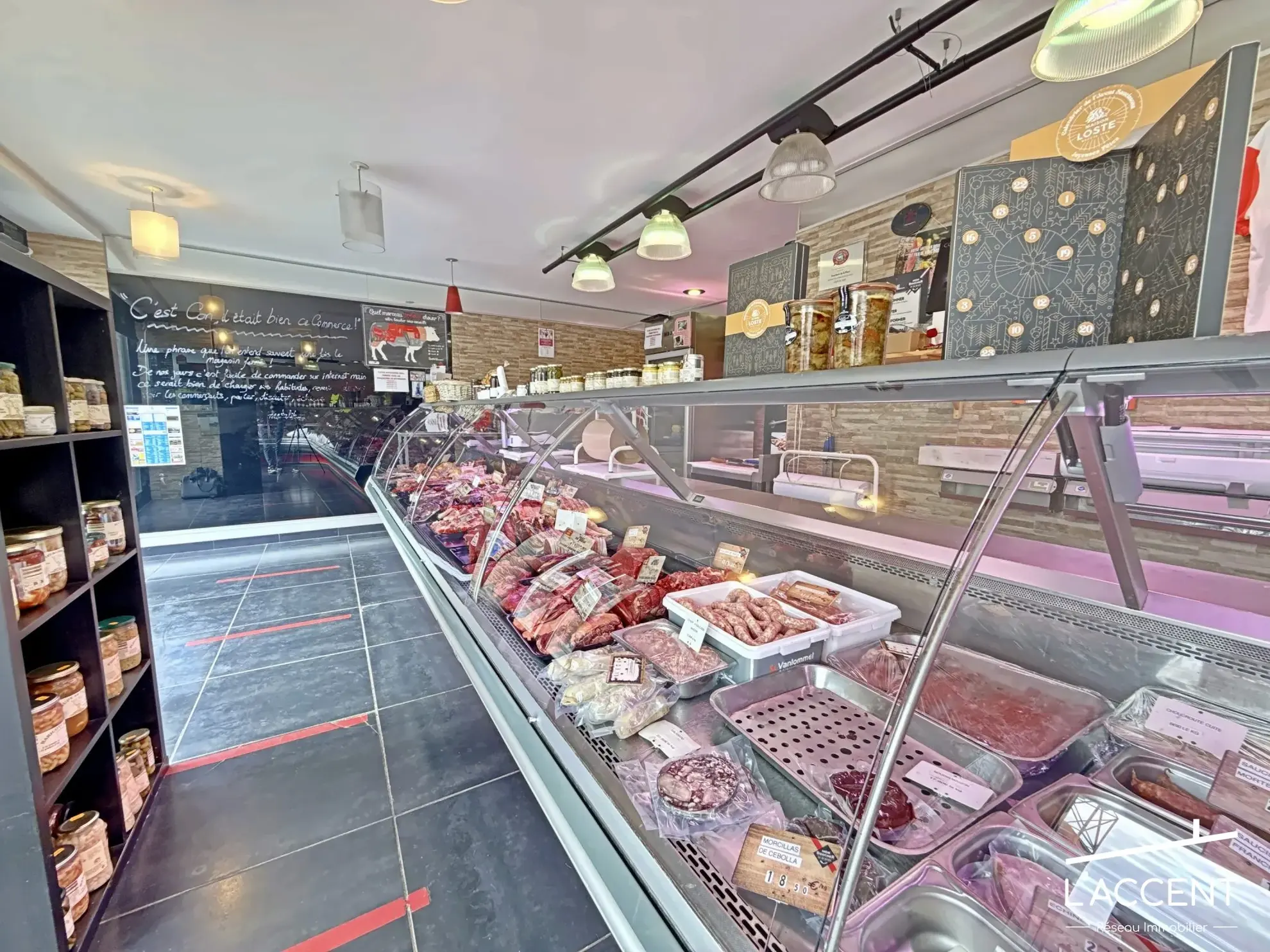 À vendre : Fonds de commerce de boucherie traiteur à Aimargues 