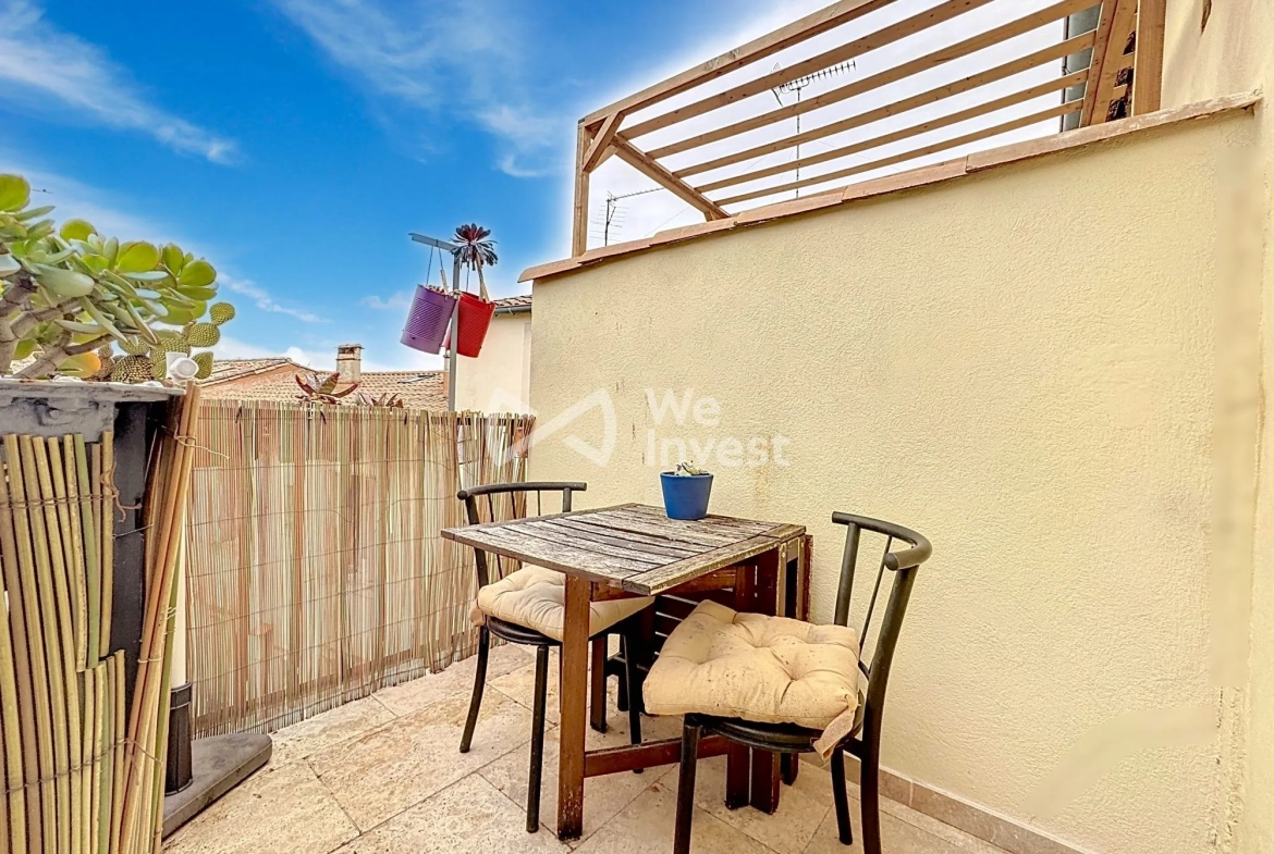 Bel appartement T2 en dernier étage à Montpellier secteur Méditerranée 