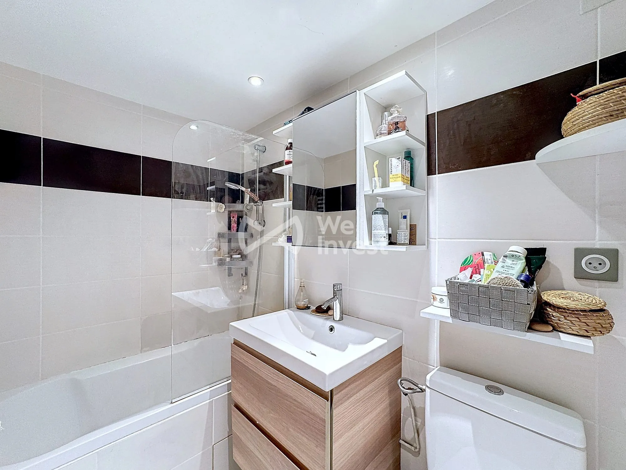 Bel appartement T2 en dernier étage à Montpellier secteur Méditerranée 