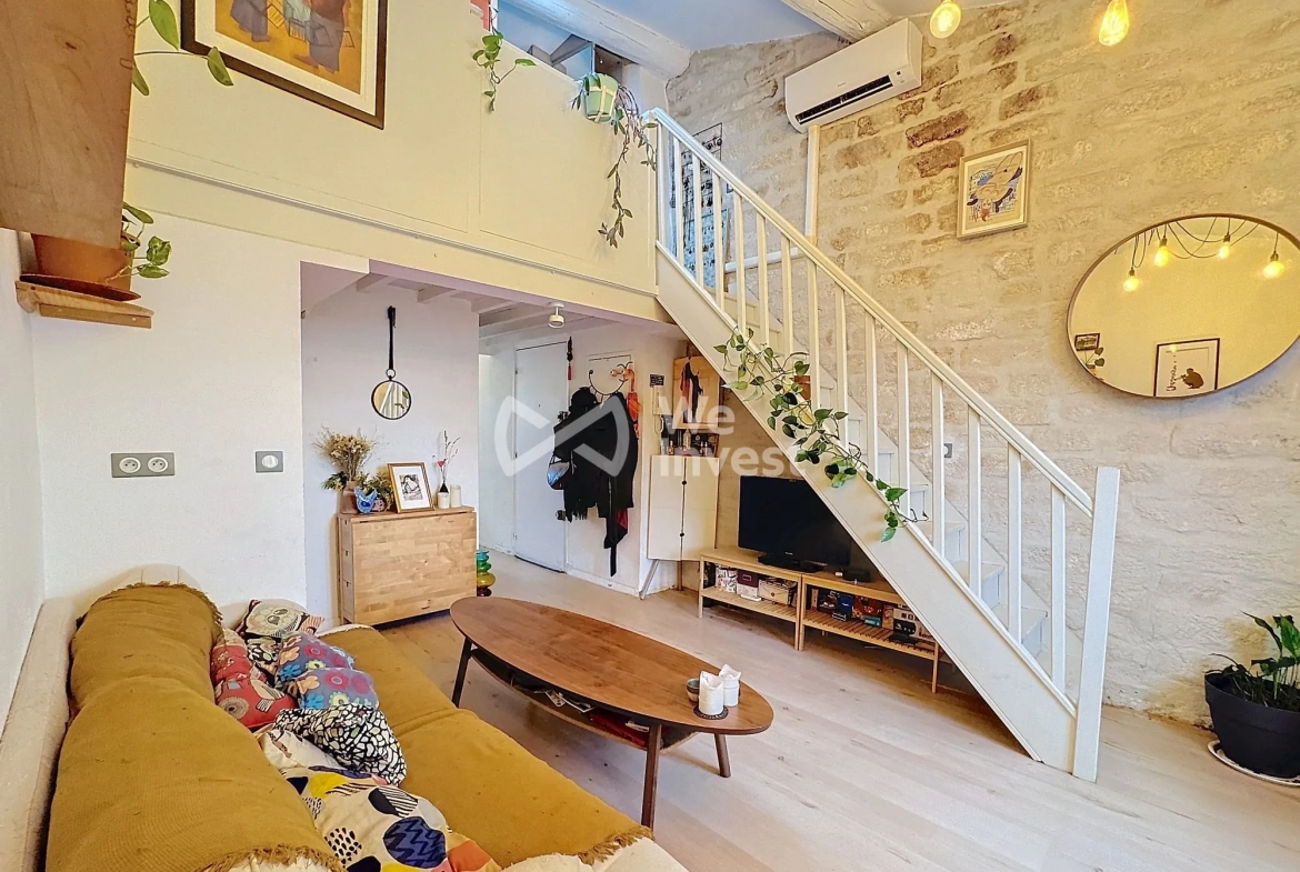 Bel appartement T2 en dernier étage à Montpellier secteur Méditerranée 