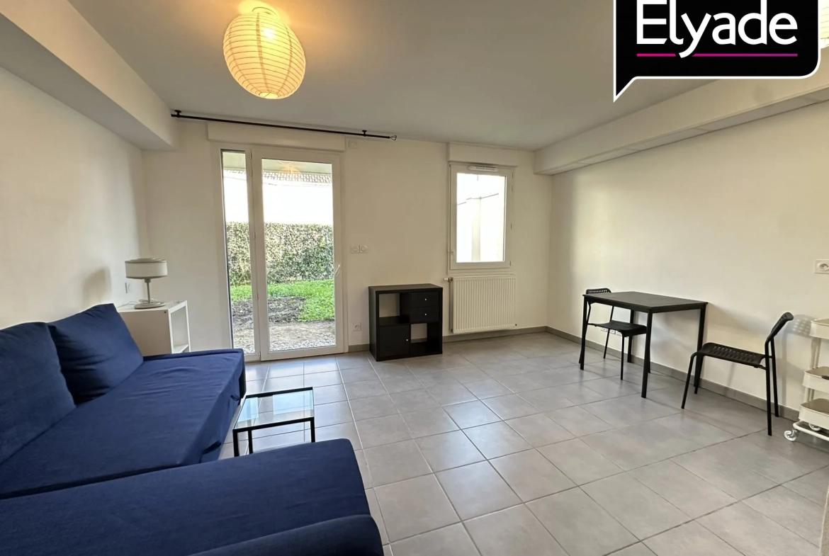 À vendre - Studio de 28,7 m² avec jardin à Toulouse (31400) 