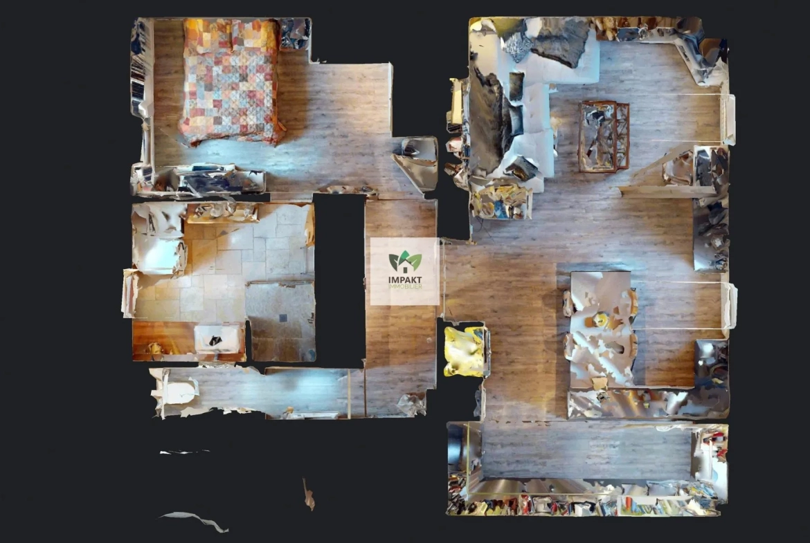 Appartement à Belfort de 61,44 m² dans le Triangle d'Or, rénové, avec cave et proximité commerces 