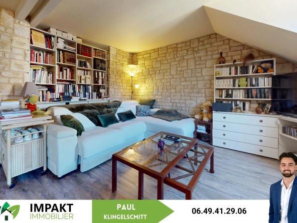 Appartement à Belfort de 61,44 m² dans le Triangle d'Or, rénové, avec cave et proximité commerces