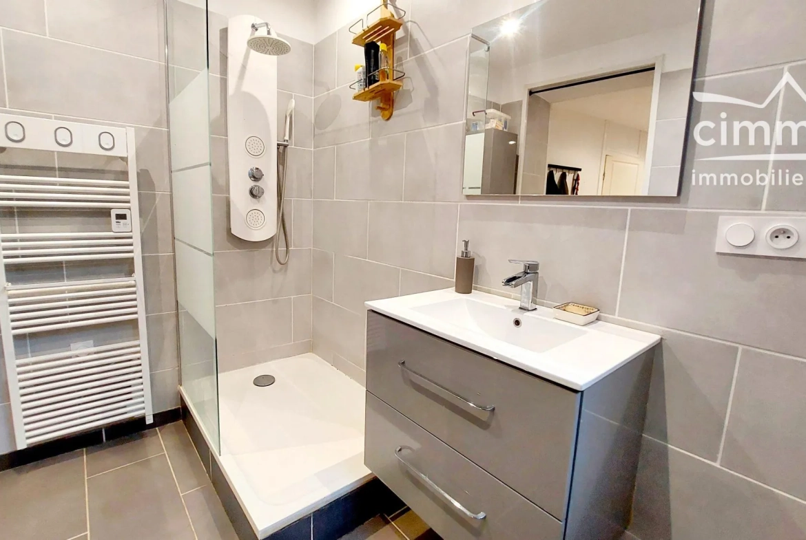 Appartement T2/3 à vendre à Vinay, rénové, lumineux et proche commodités 