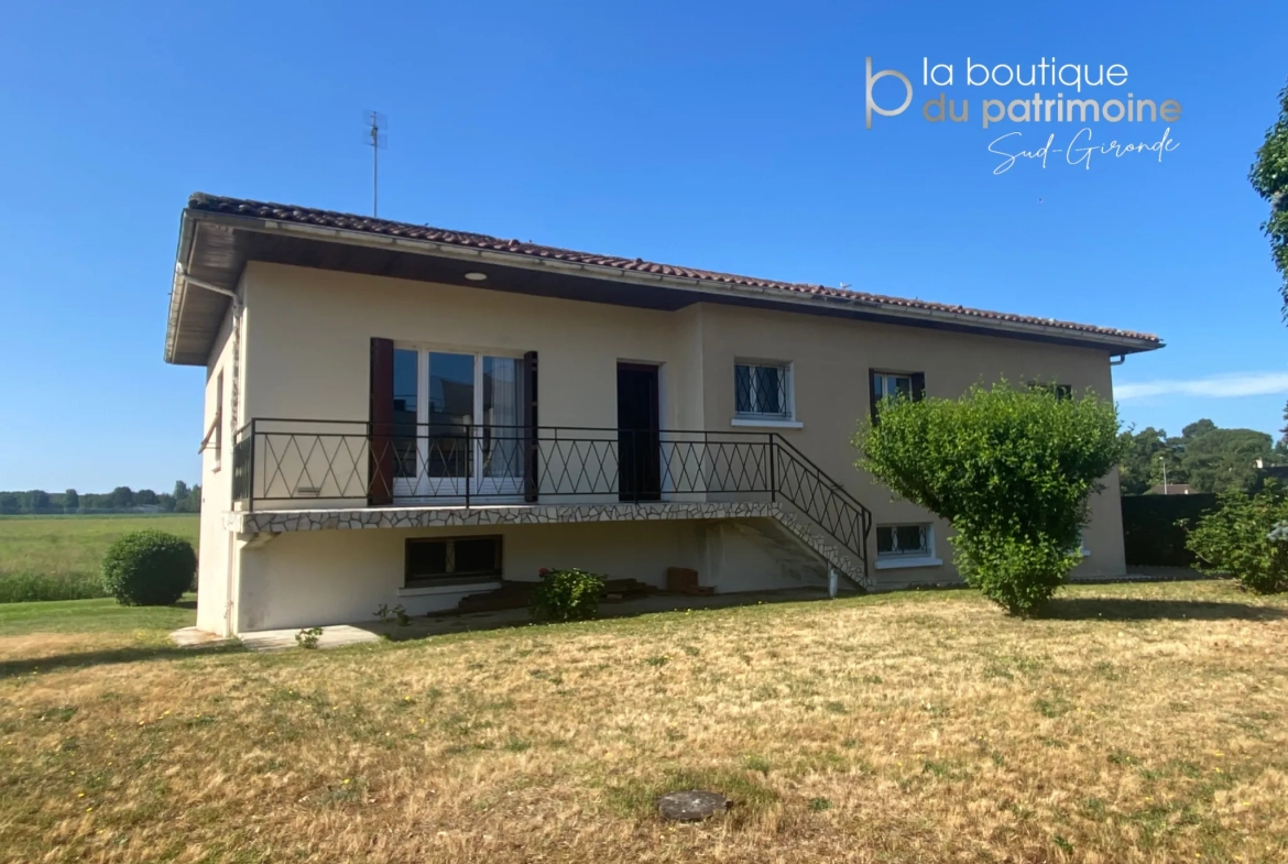 Maison familiale avec grand potentiel à Captieux - 118 m² habitables, 238 m² exploitable 
