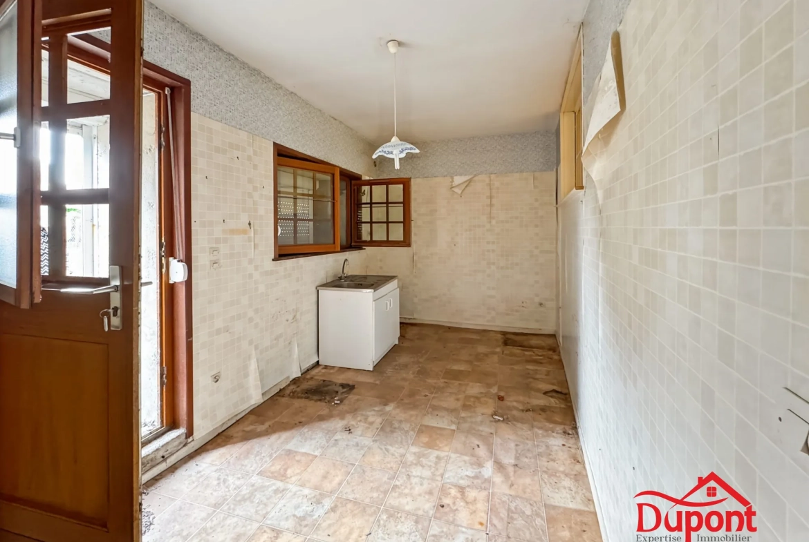 Maison à rénover proche Cambrai – 150 m² avec jardin et potentiel 