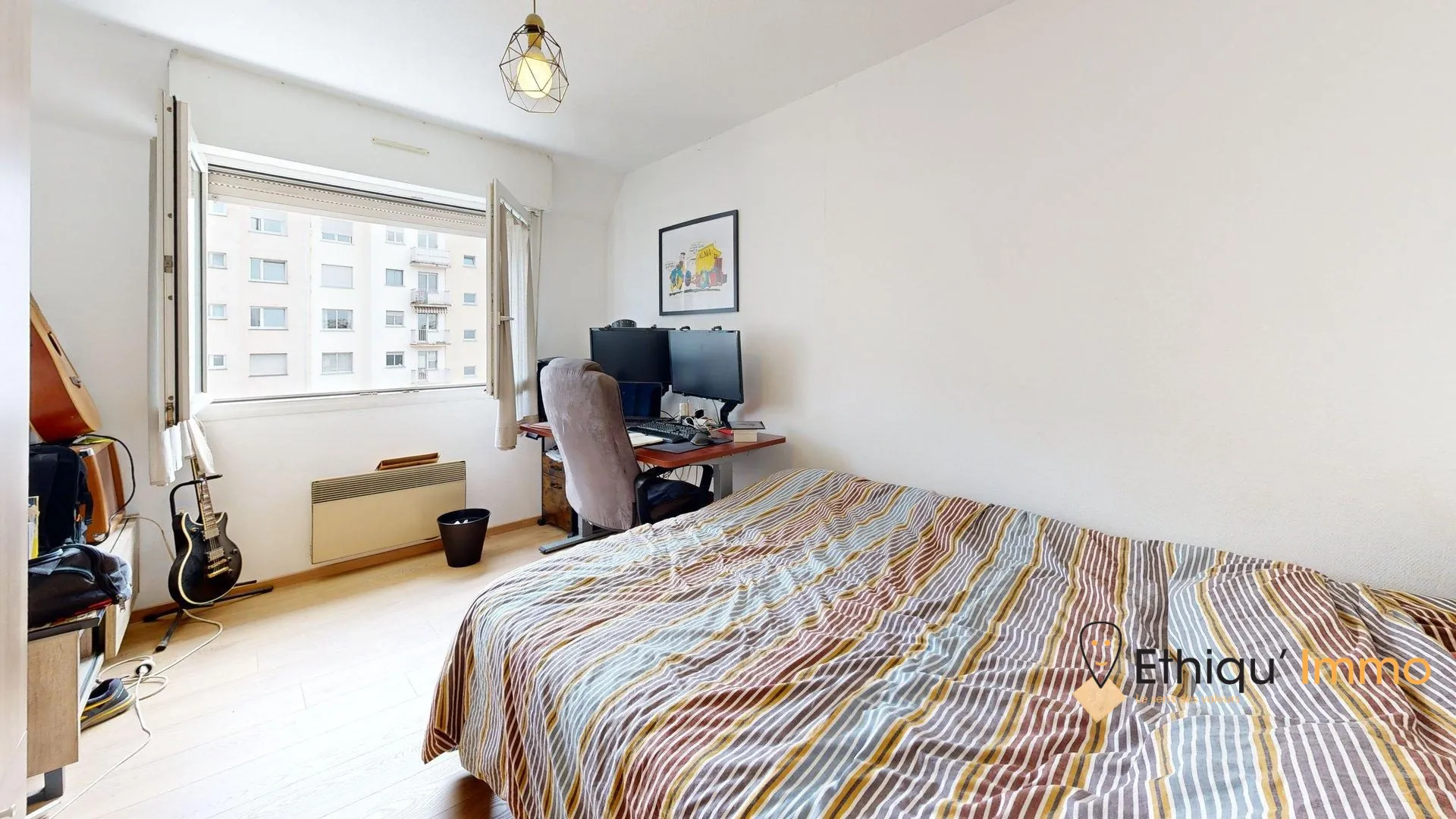 Bel appartement T2 à vendre à Strasbourg Neudorf, avec parking sécurisé et cave 