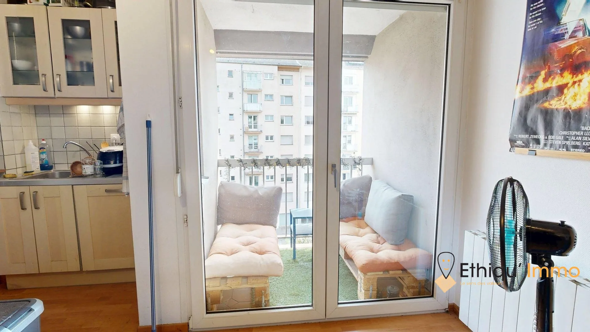 Bel appartement T2 à vendre à Strasbourg Neudorf, avec parking sécurisé et cave 