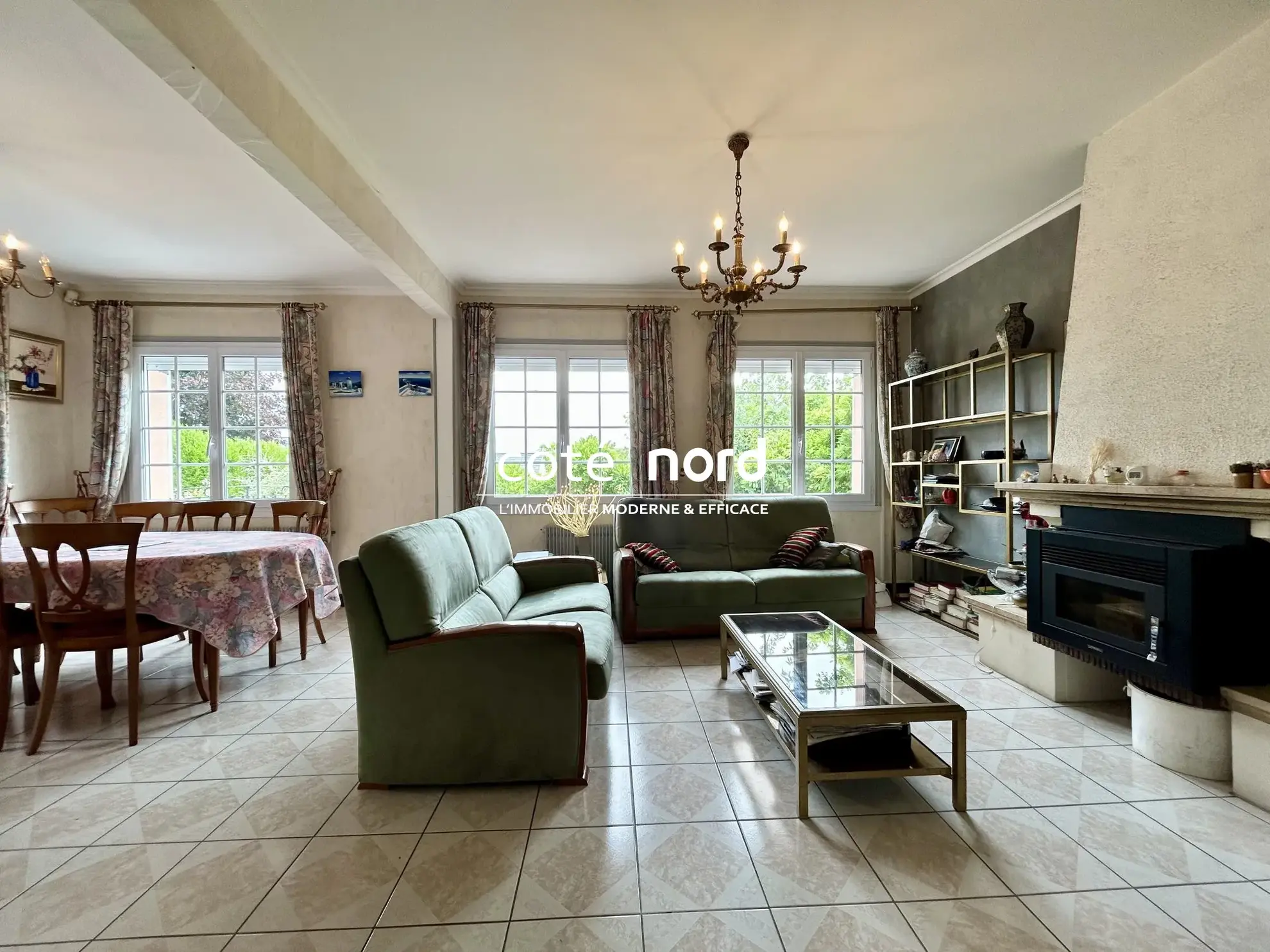 Pavillon semi plain-pied avec 5 chambres et sous-sol à Walincourt-Selvigny 