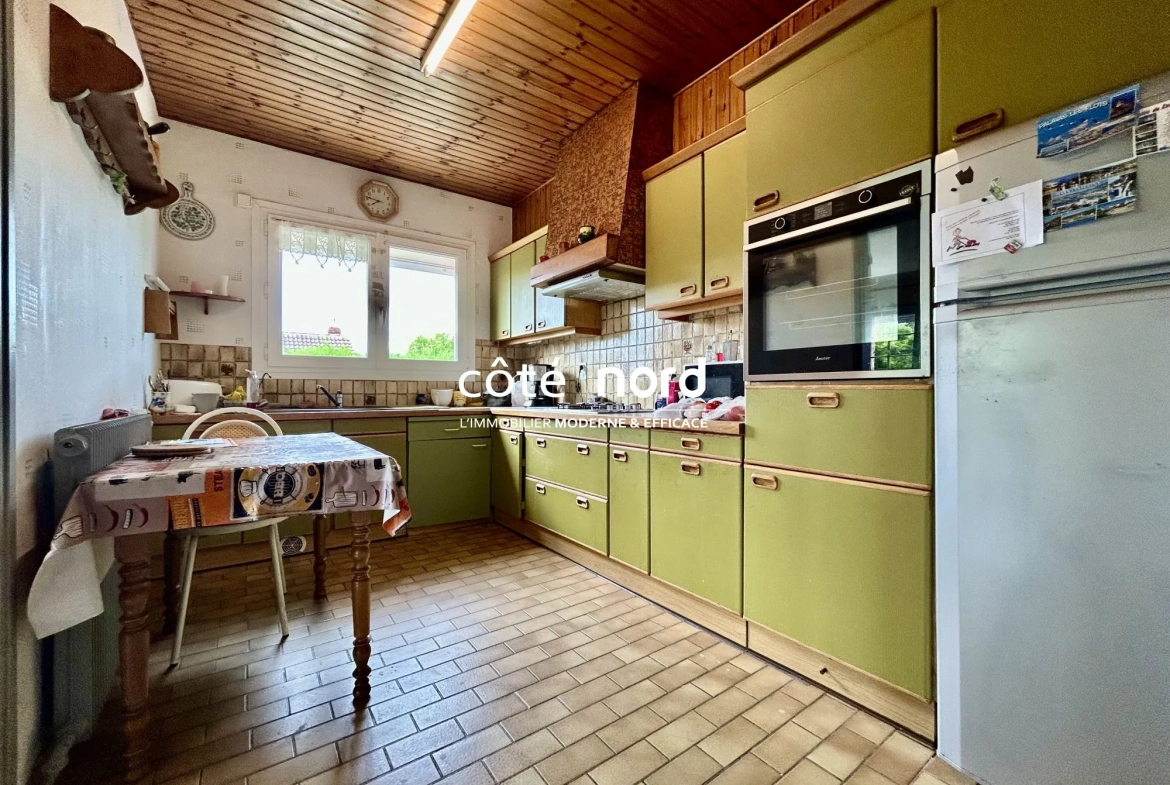 Pavillon semi plain-pied avec 5 chambres et sous-sol à Walincourt-Selvigny 