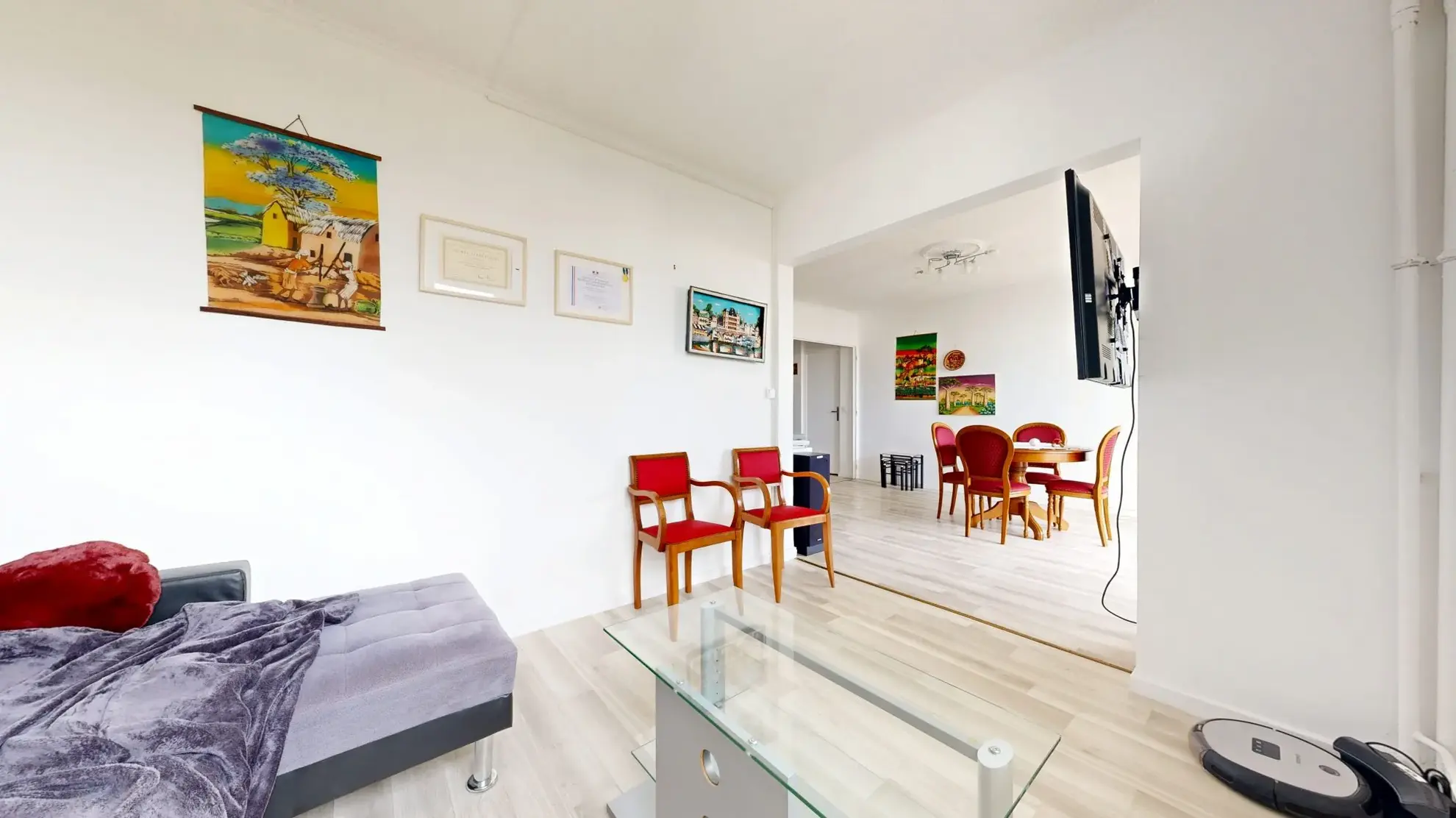 Appartement lumineux de 68 m² avec balcon et stationnement à Lyon 