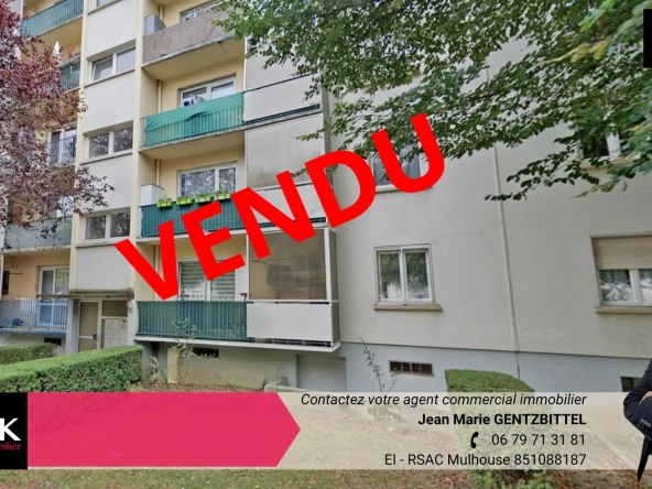 Bel appartement T4 de 72 m² à Mulhouse dans le quartier Bel-Air
