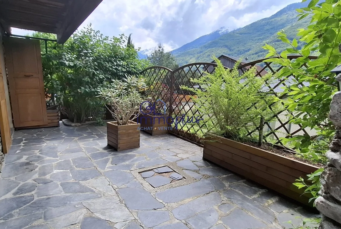 Appartement T3 en Rez-de-Jardin avec Jardin à Tours en Savoie 