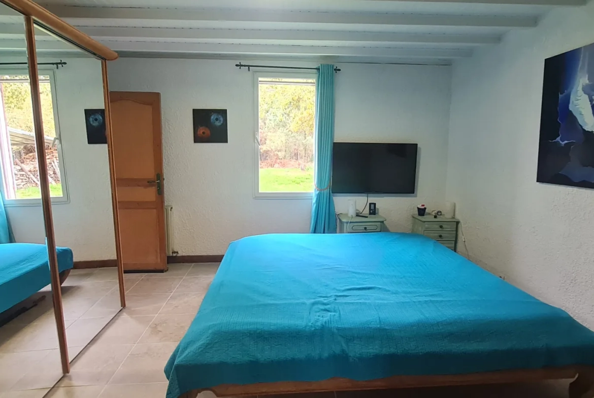 Maison ancienne de plain-pied de 1825 sur 2,75 hectares avec dépendances à Bazas 